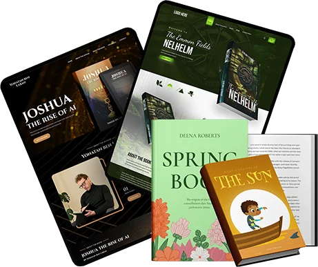 Author website design showcase