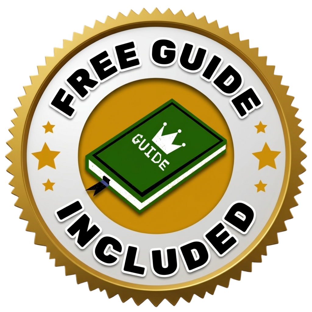 Free guide included badge