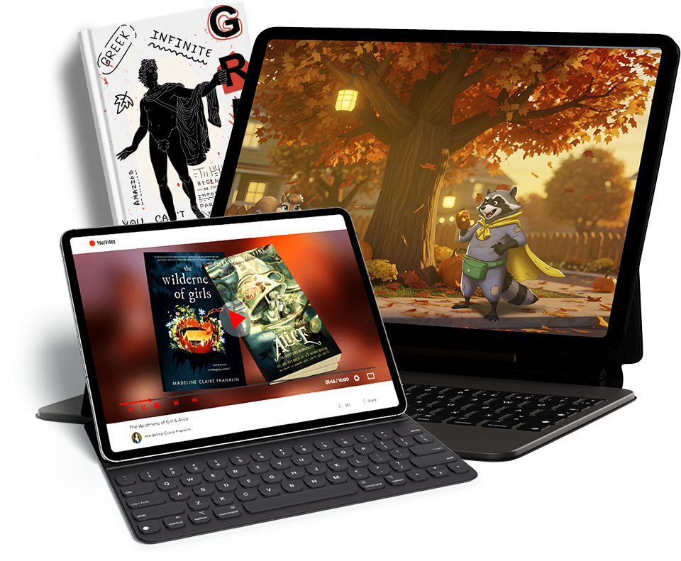 Affordable book video trailer examples on devices